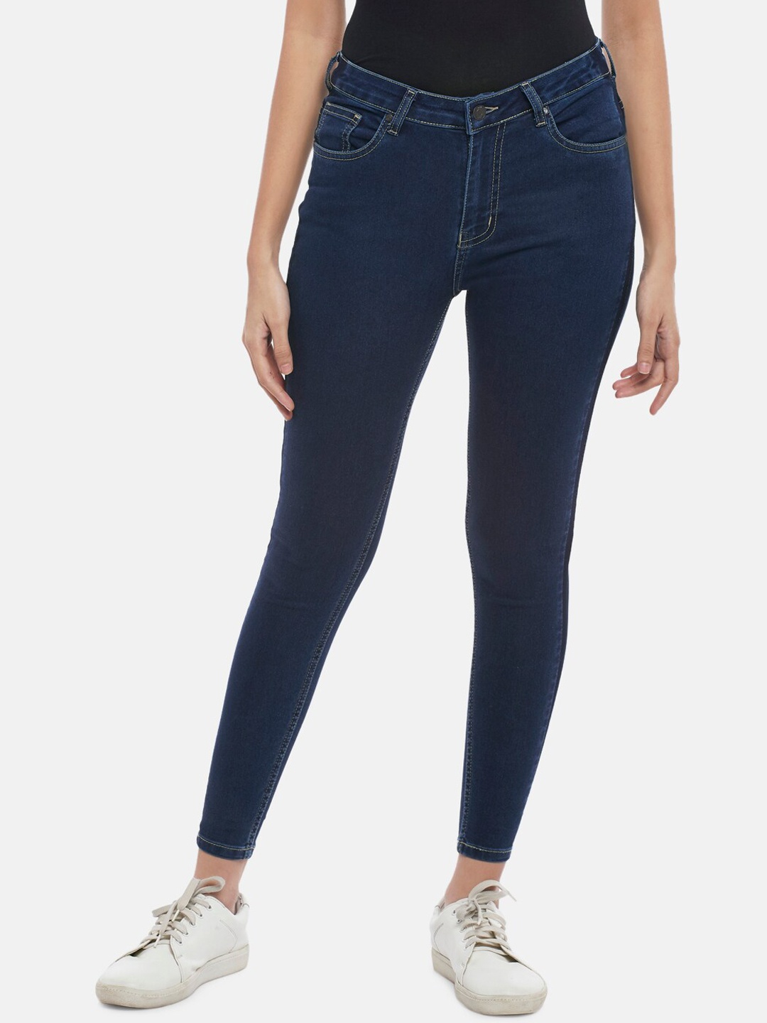 

People Women Blue Skinny Fit Jeans