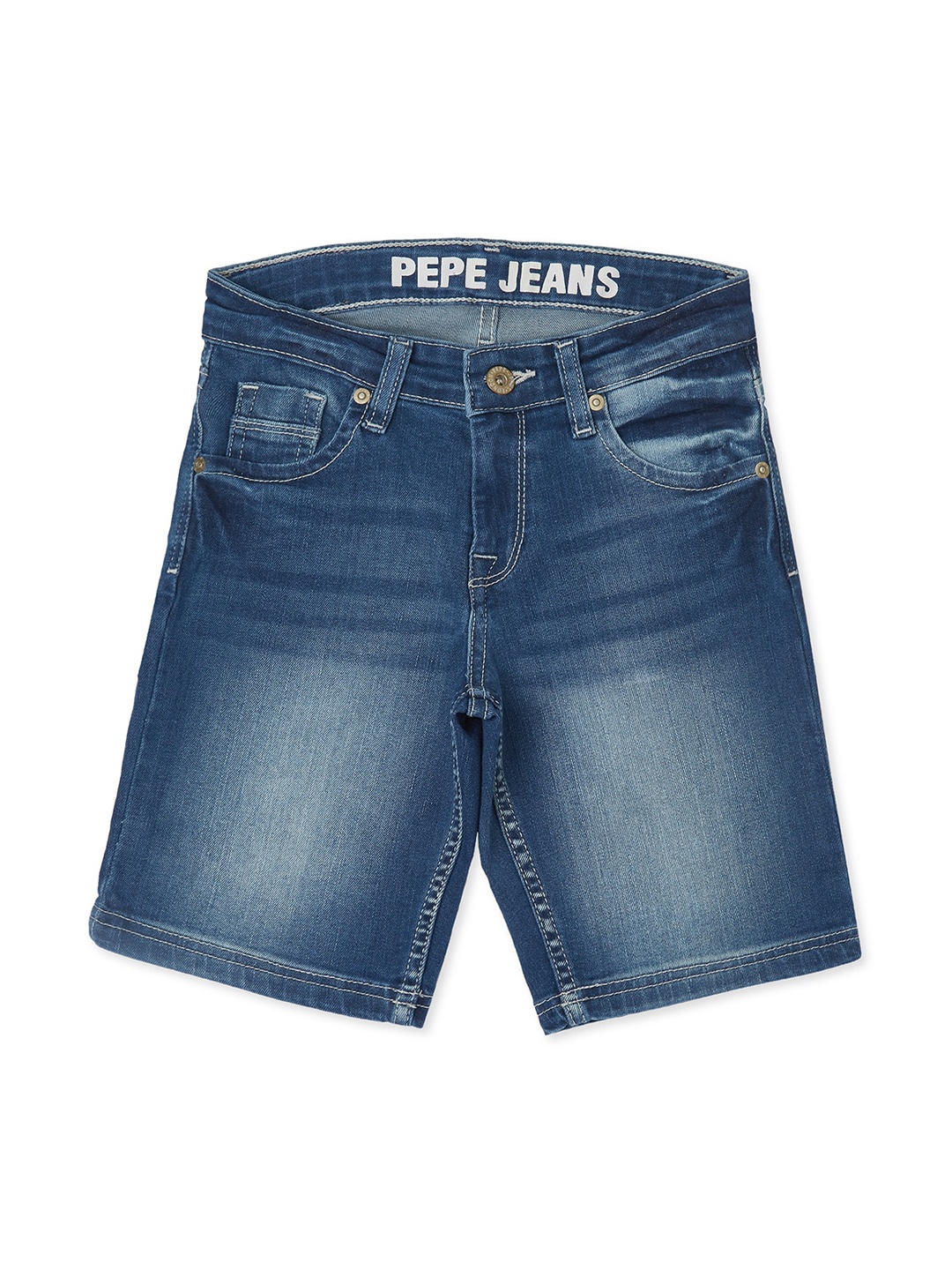 

Pepe Jeans Boys Blue Washed Denim Shorts