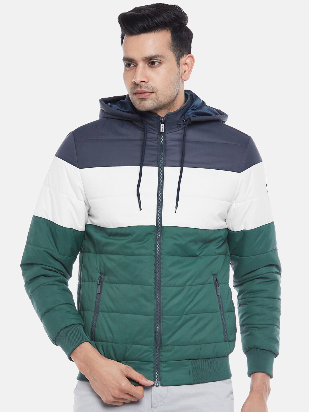 

BYFORD by Pantaloons Men Multicoloured Bomber Jacket, Multi