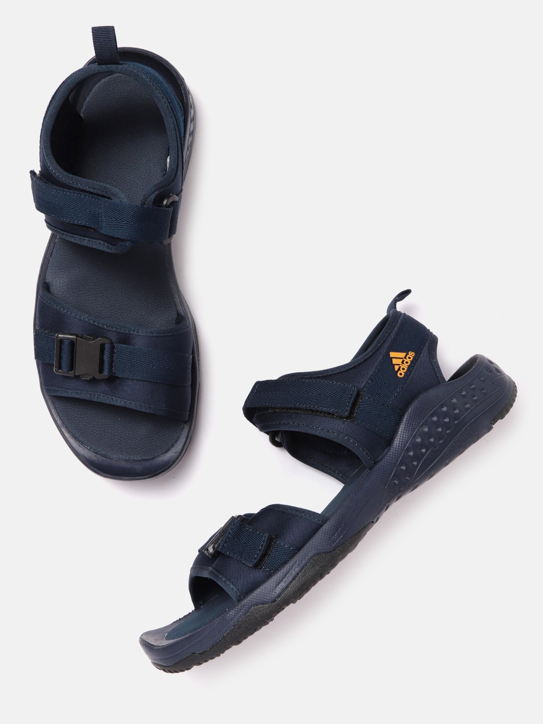 

ADIDAS Men Navy Blue Solid Cruzio Sports Sandals