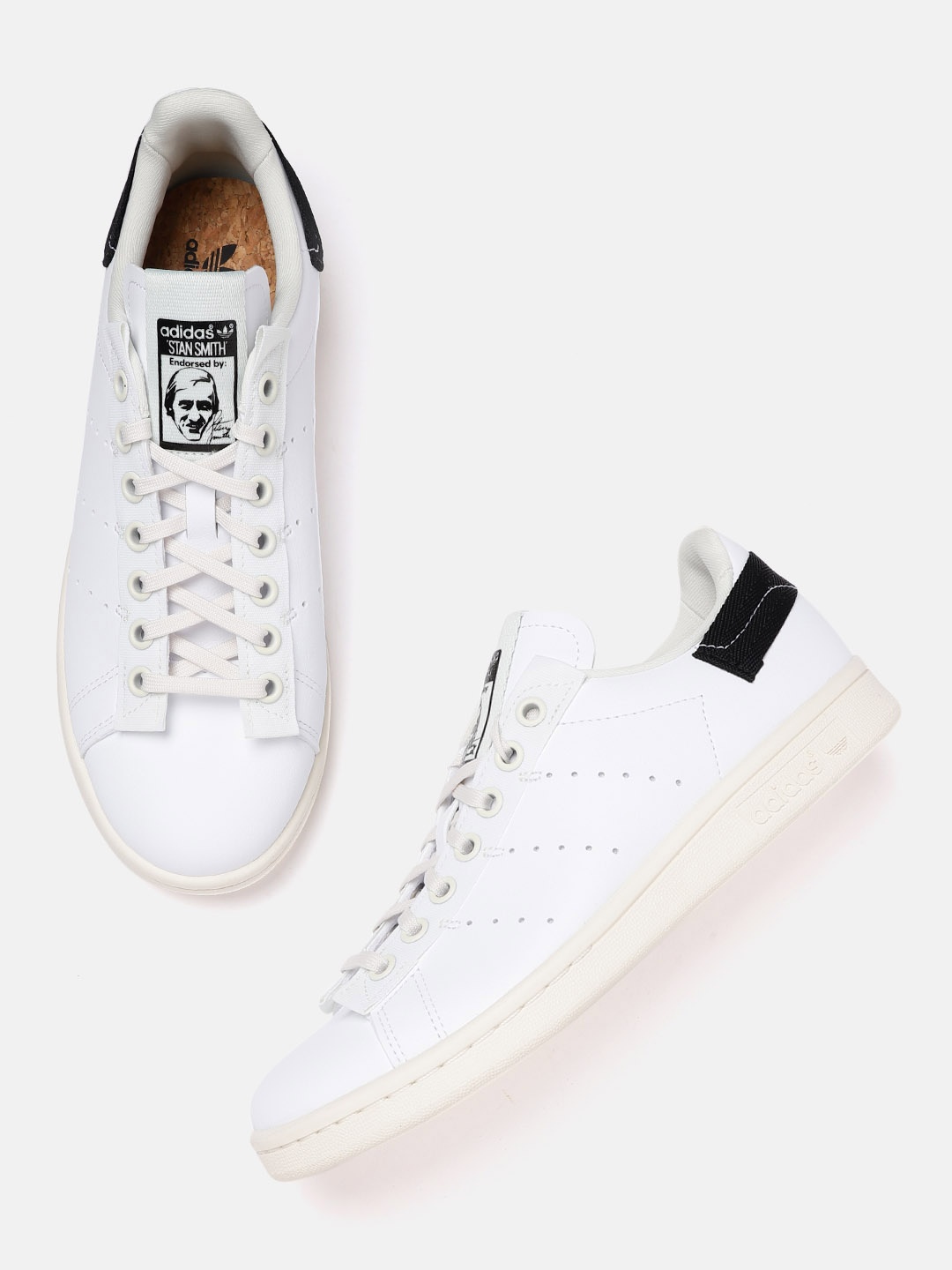 

ADIDAS Originals Men White Solid Stan Smith Parley Sustainable Sneakers
