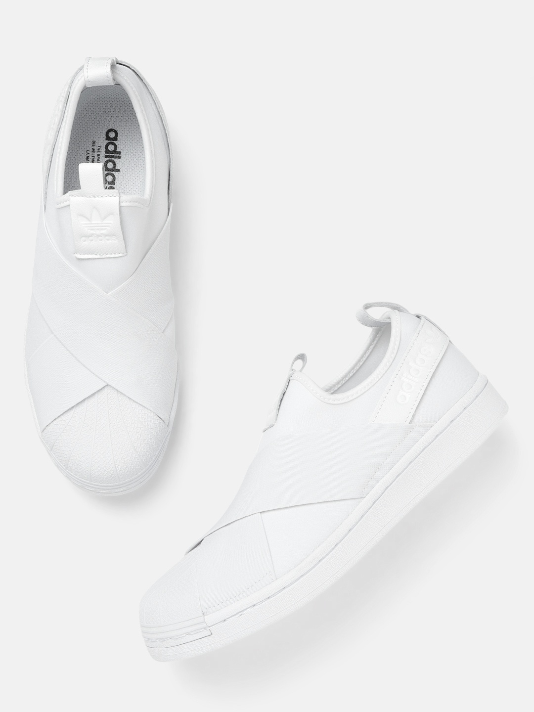 

ADIDAS Originals Unisex White Superstar Slip On Sneakers