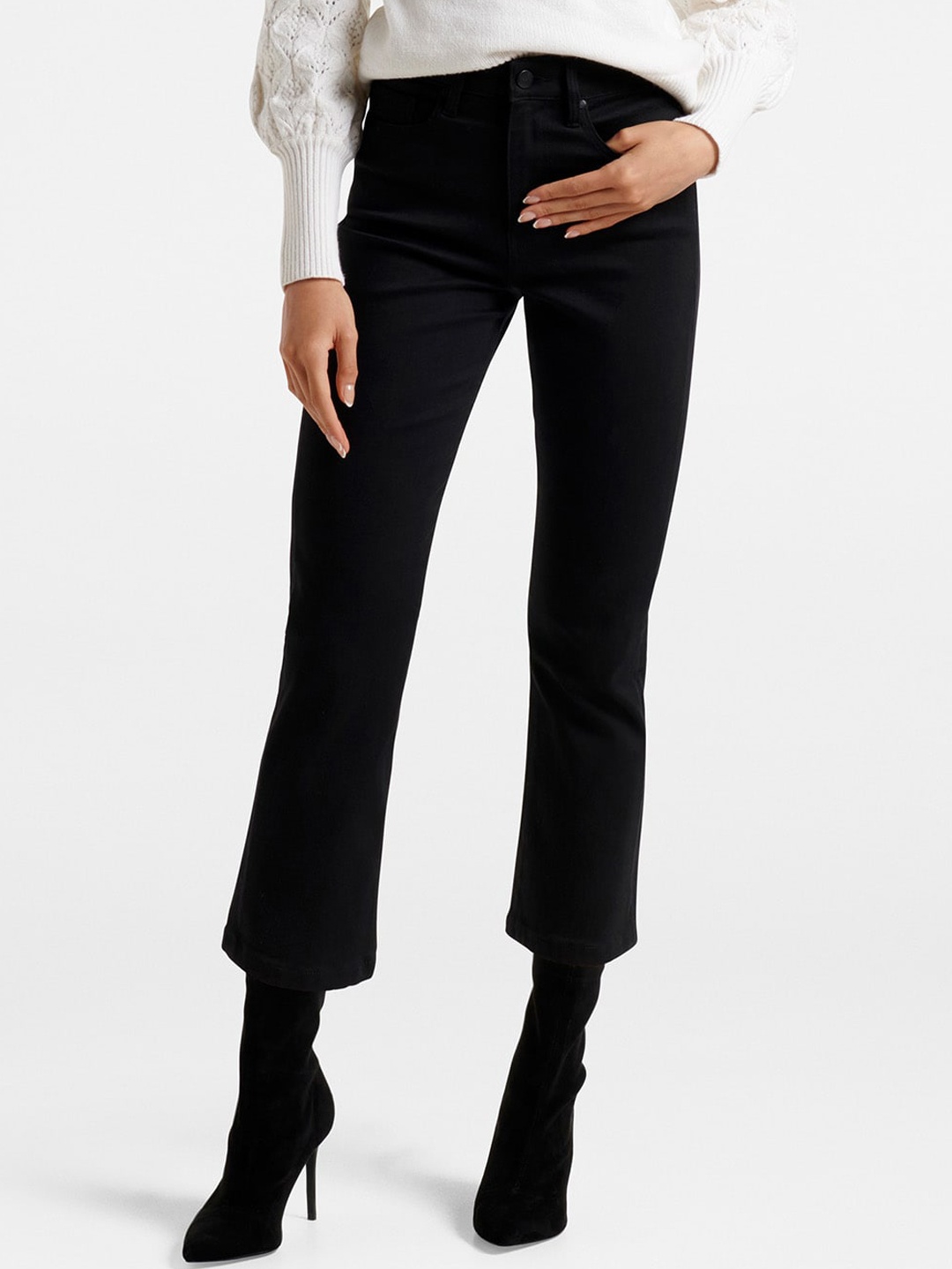 

Forever New Women Black Slim Fit Jeans