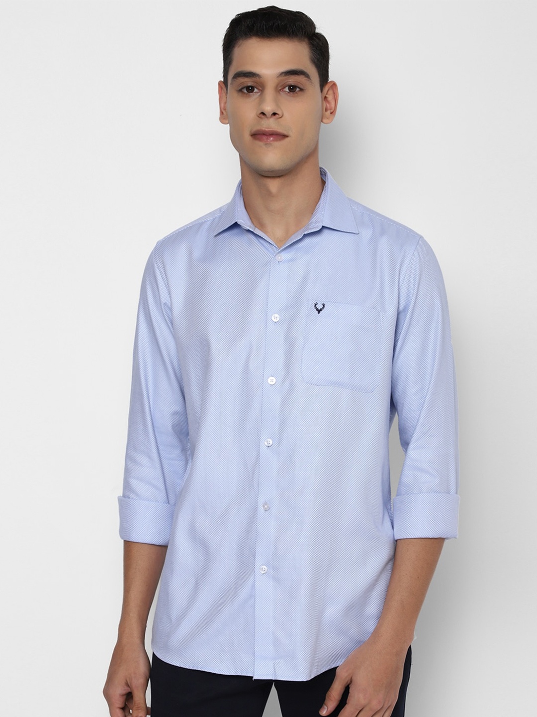 

Allen Solly Men Blue Slim Fit Casual Shirt