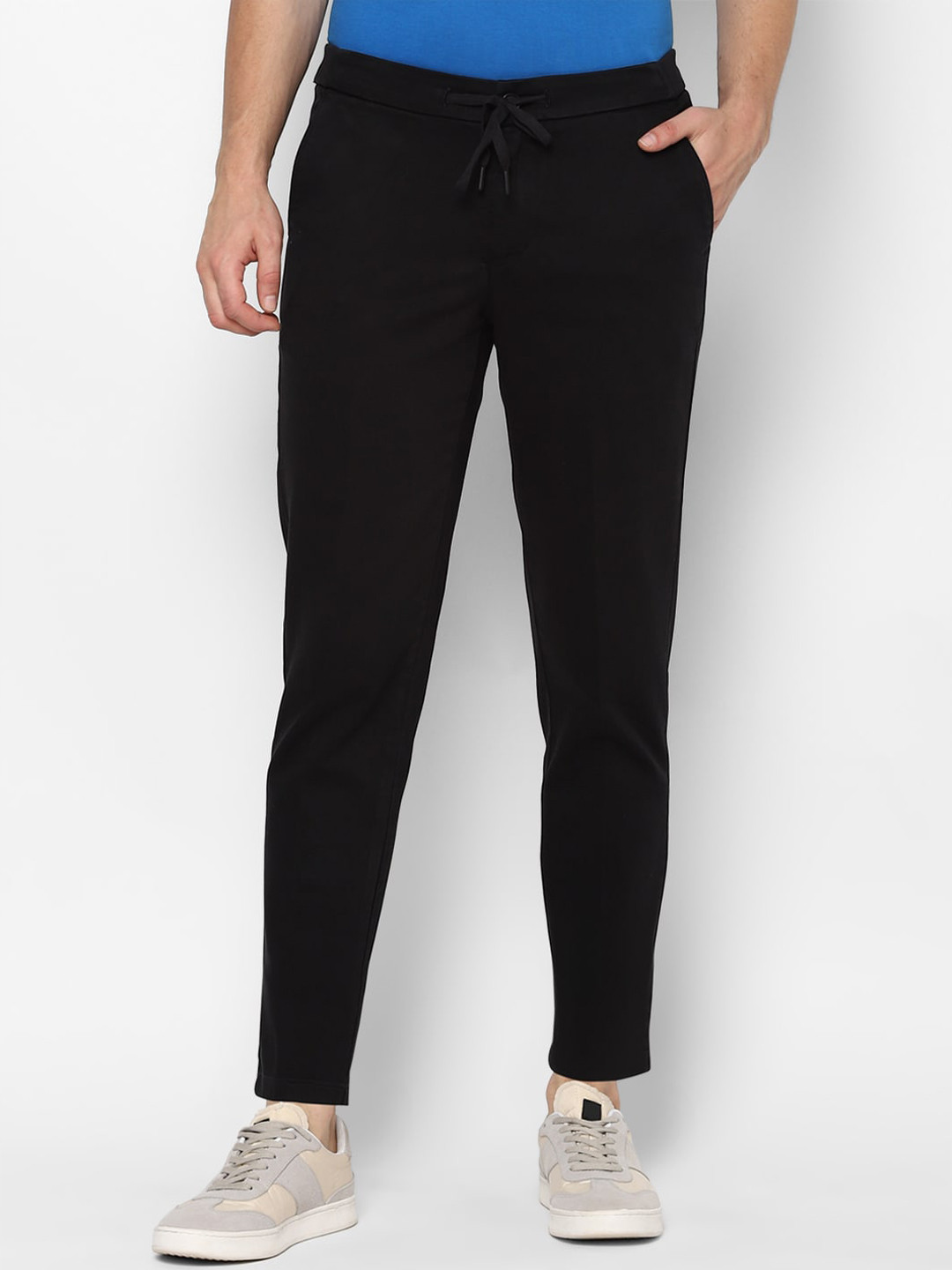 

Allen Solly Sport Men Black Slim Fit Trousers