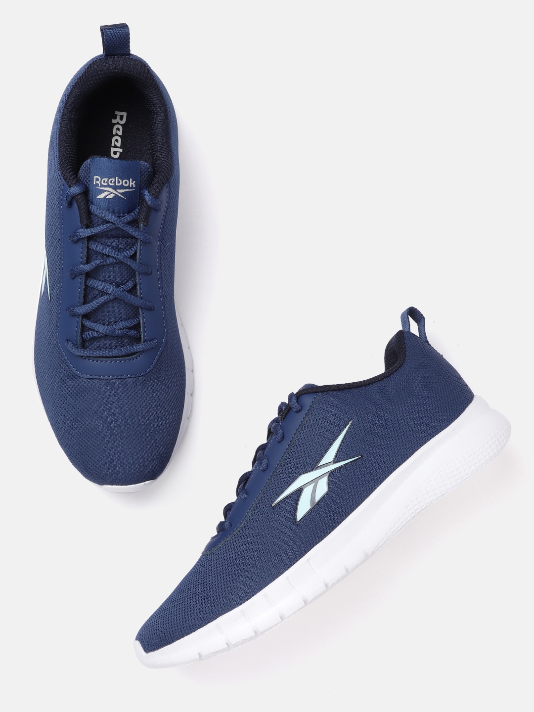 

Reebok Women Blue Woven Design Stride Running Shoes