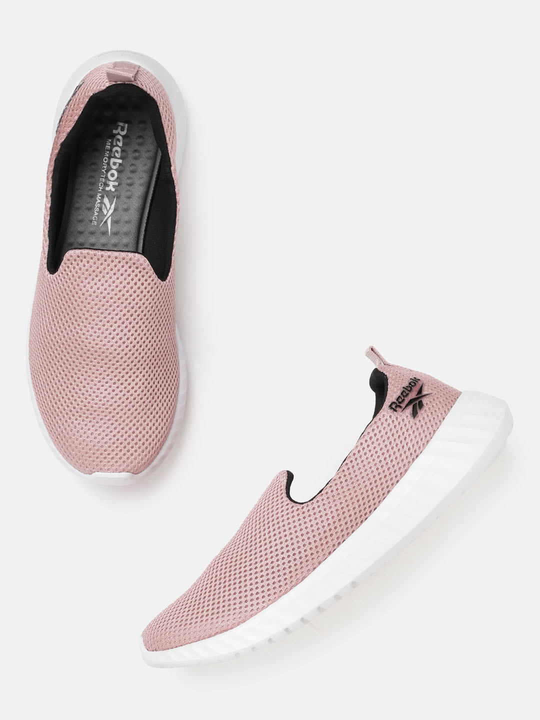 

Reebok Women Pink Woven Design Inbound Slipon Walking Shoes