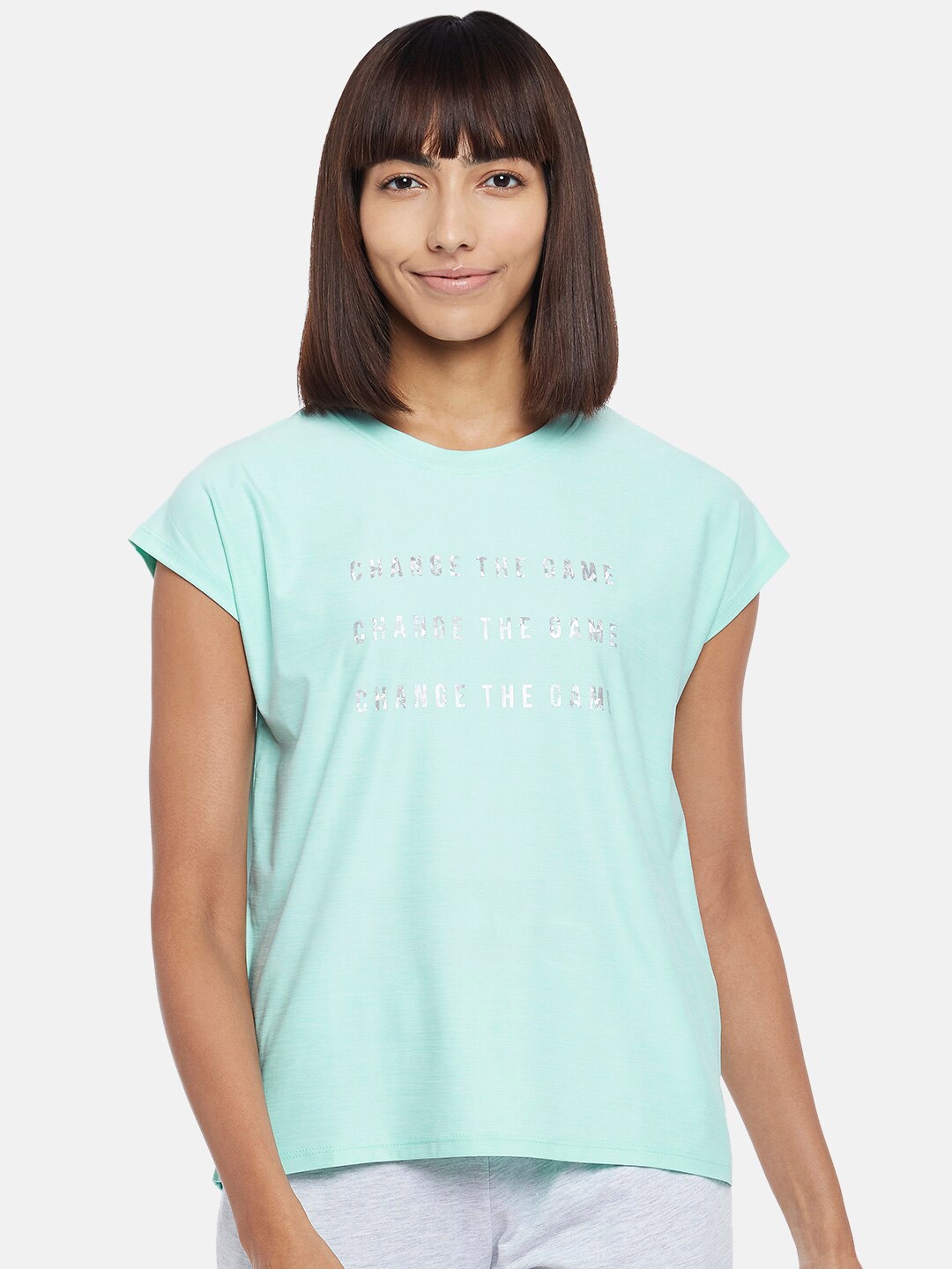 

Ajile by Pantaloons Blue Print Top