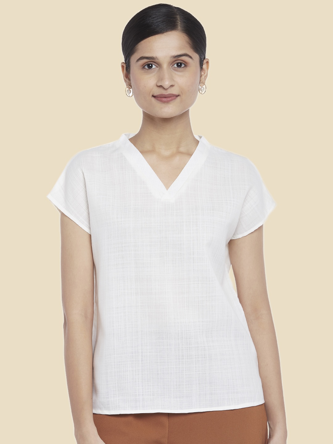 

Annabelle by Pantaloons White Top