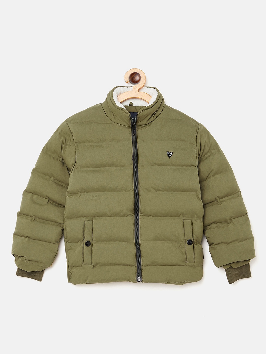 

Okane Boys Olive Green Lightweight Puffer Jacket