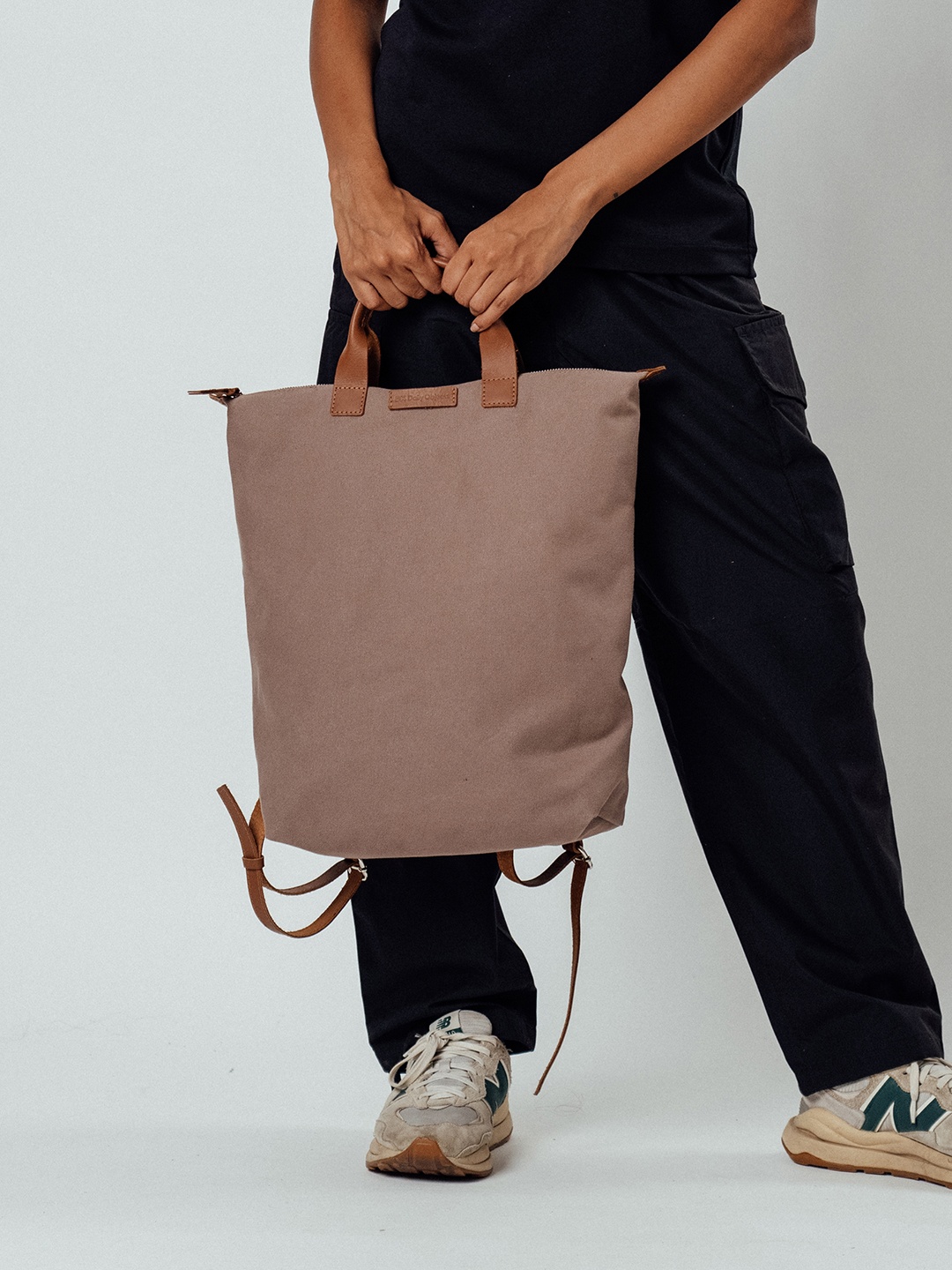 

DailyObjects Unisex Beige & Brown Backpack