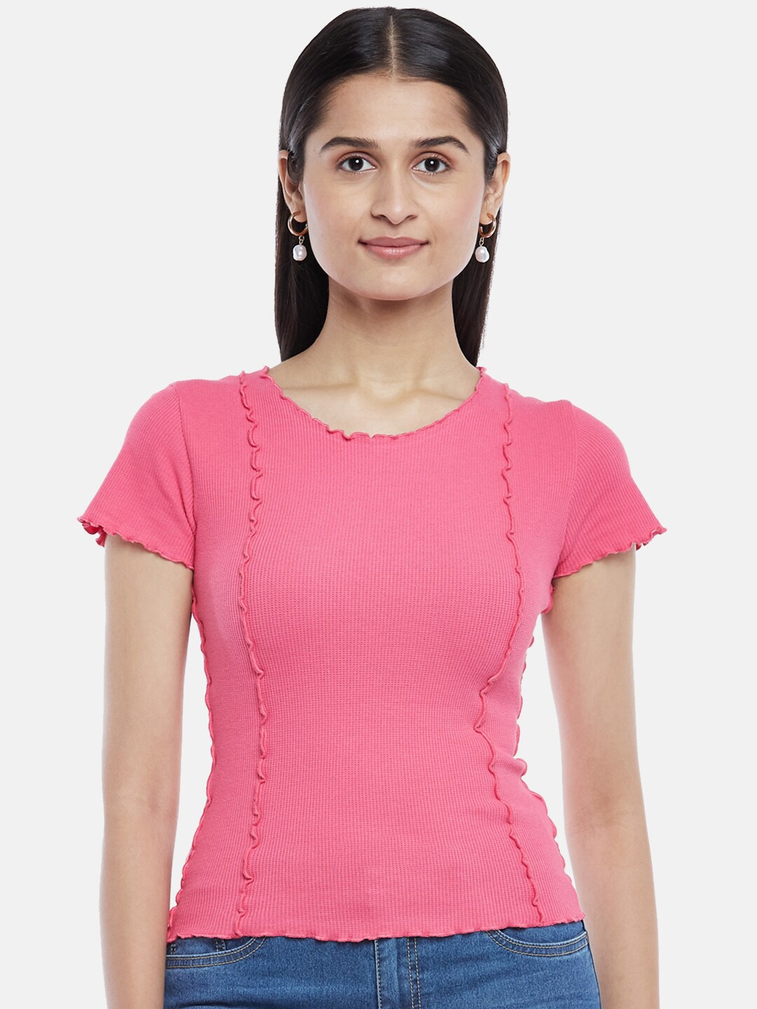 

People Pink Pure Cotton Top