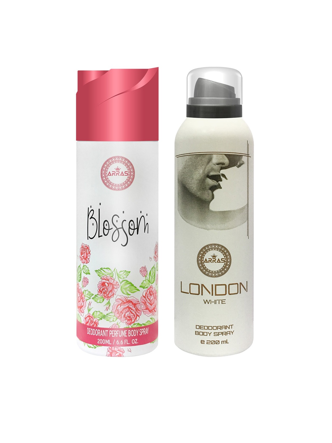 

Arras Set of 2 Blossom & London White Deodorant Body Spray