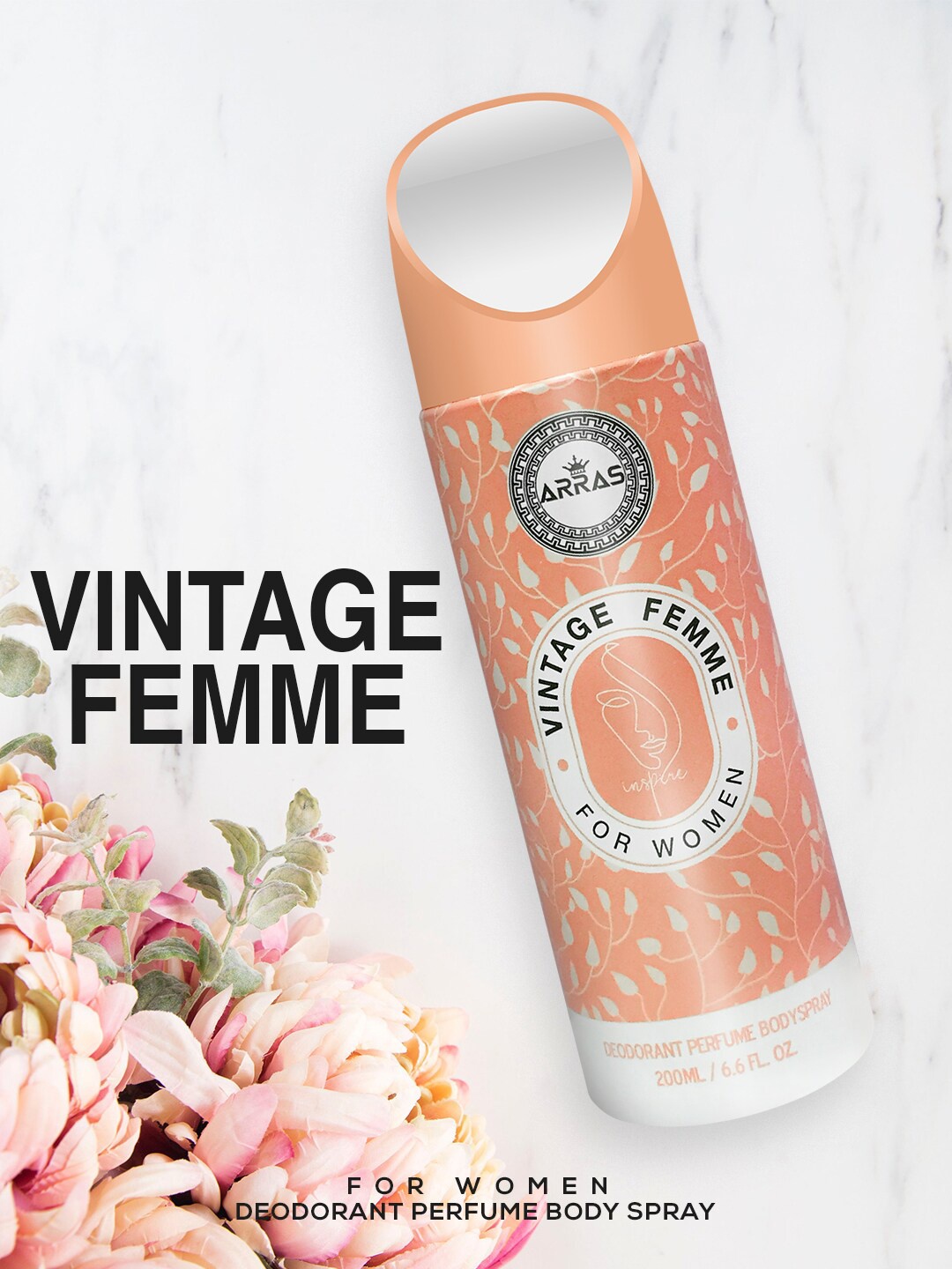 

Arras Set of 2 Black Derbry & Vintage Femme Deodorant Body Spray