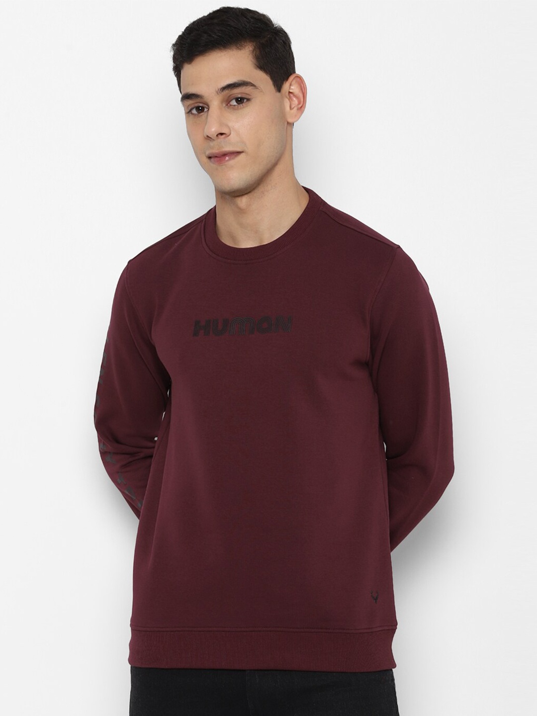 

Allen Solly Tribe Men Maroon Sweatshirt