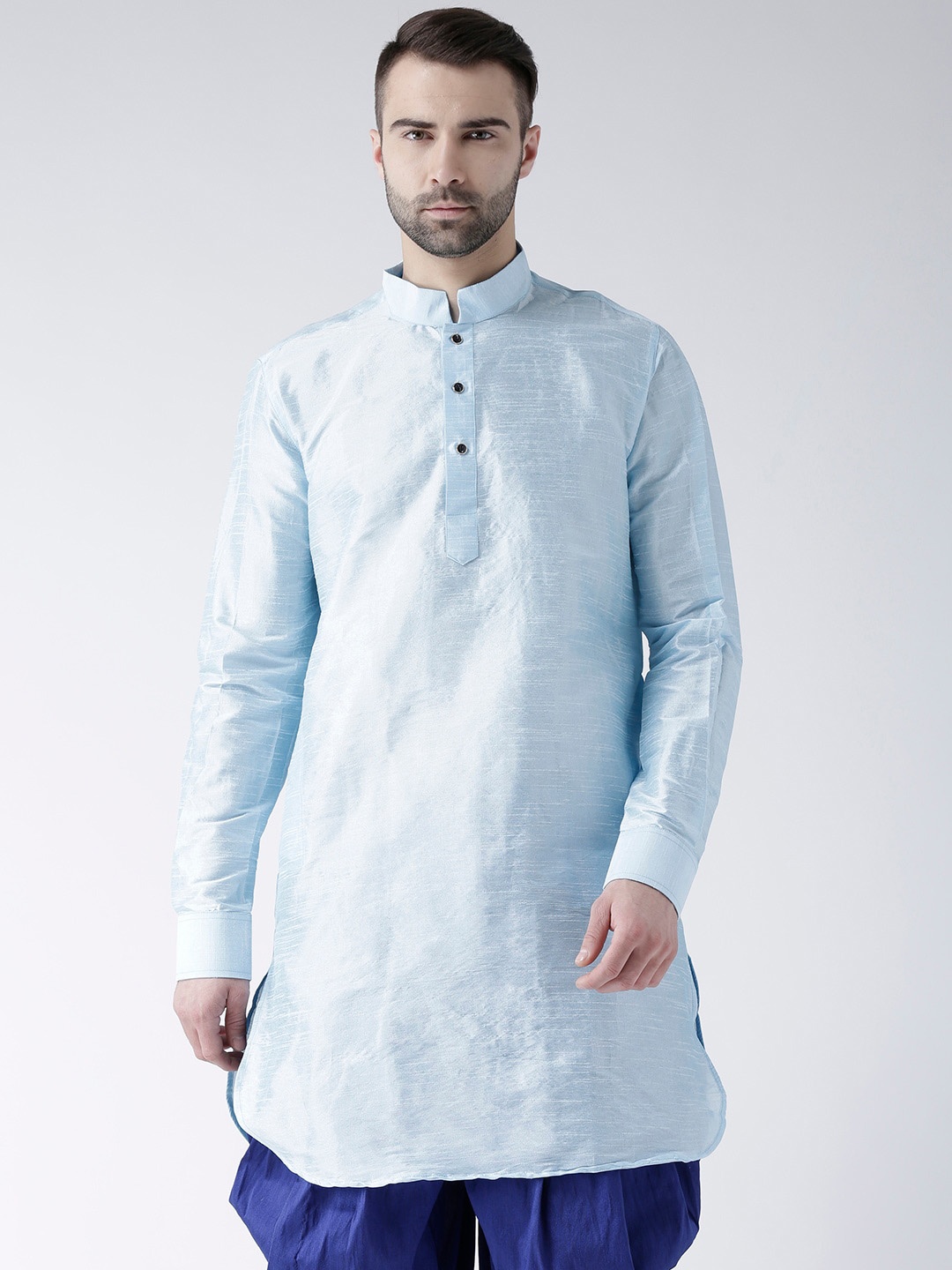 

DEYANN Men Blue Pathani Kurta