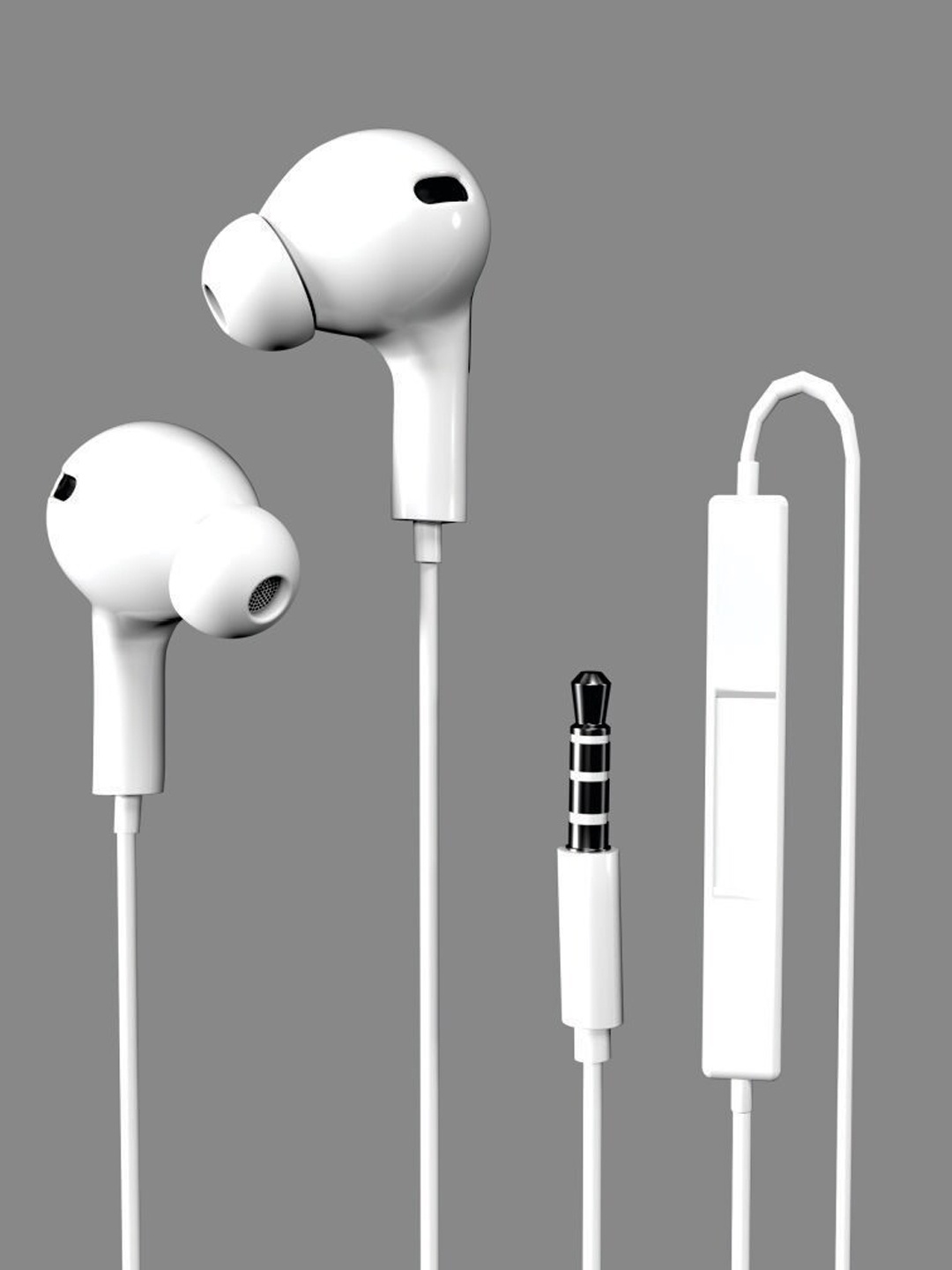 

SWISS MILITARY White EarNuts Wired Earphones with Inline Mic