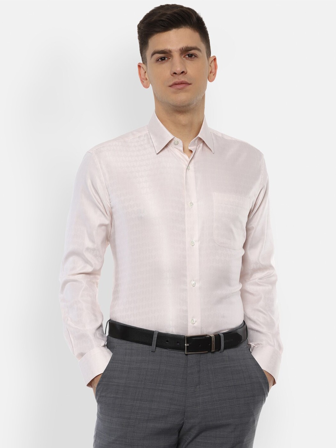 

Luxure by Louis Philippe Men Pink Formal Shirt