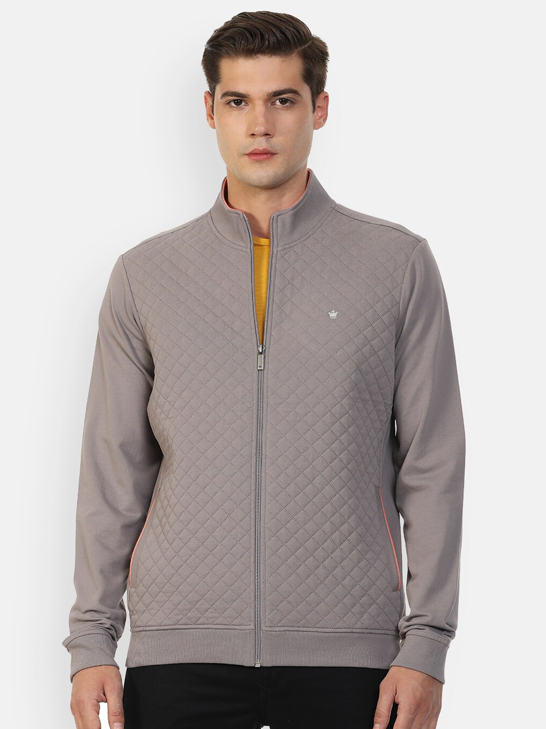 

Louis Philippe Men Grey Sweatshirt