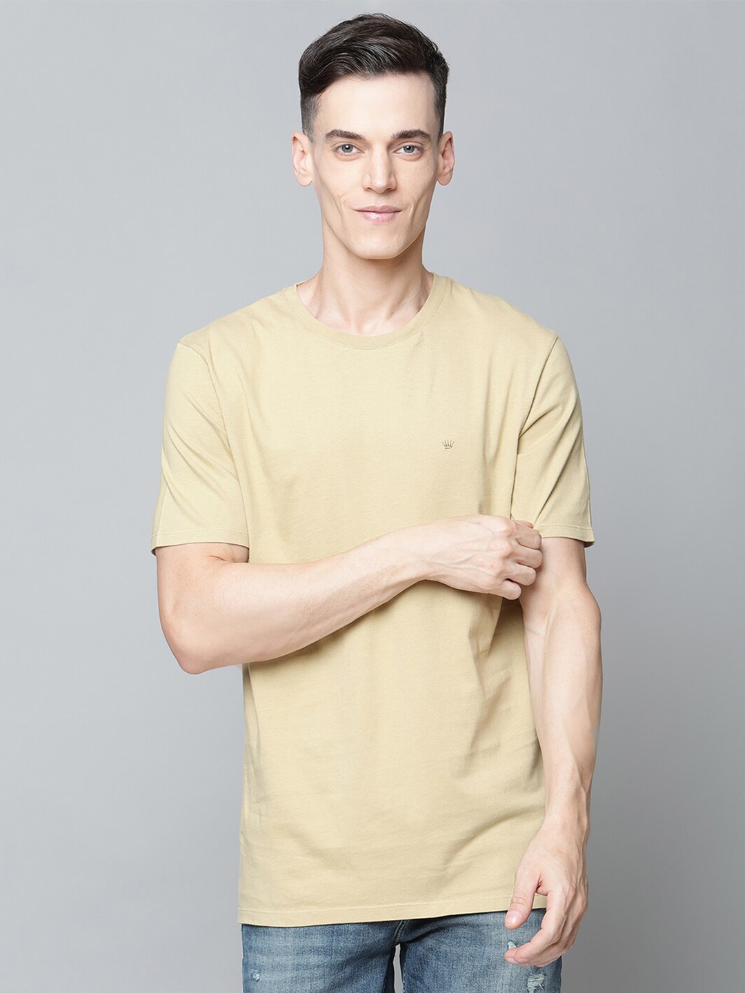 

JUNK de LUXE Men Beige Organic Cotton T-shirt