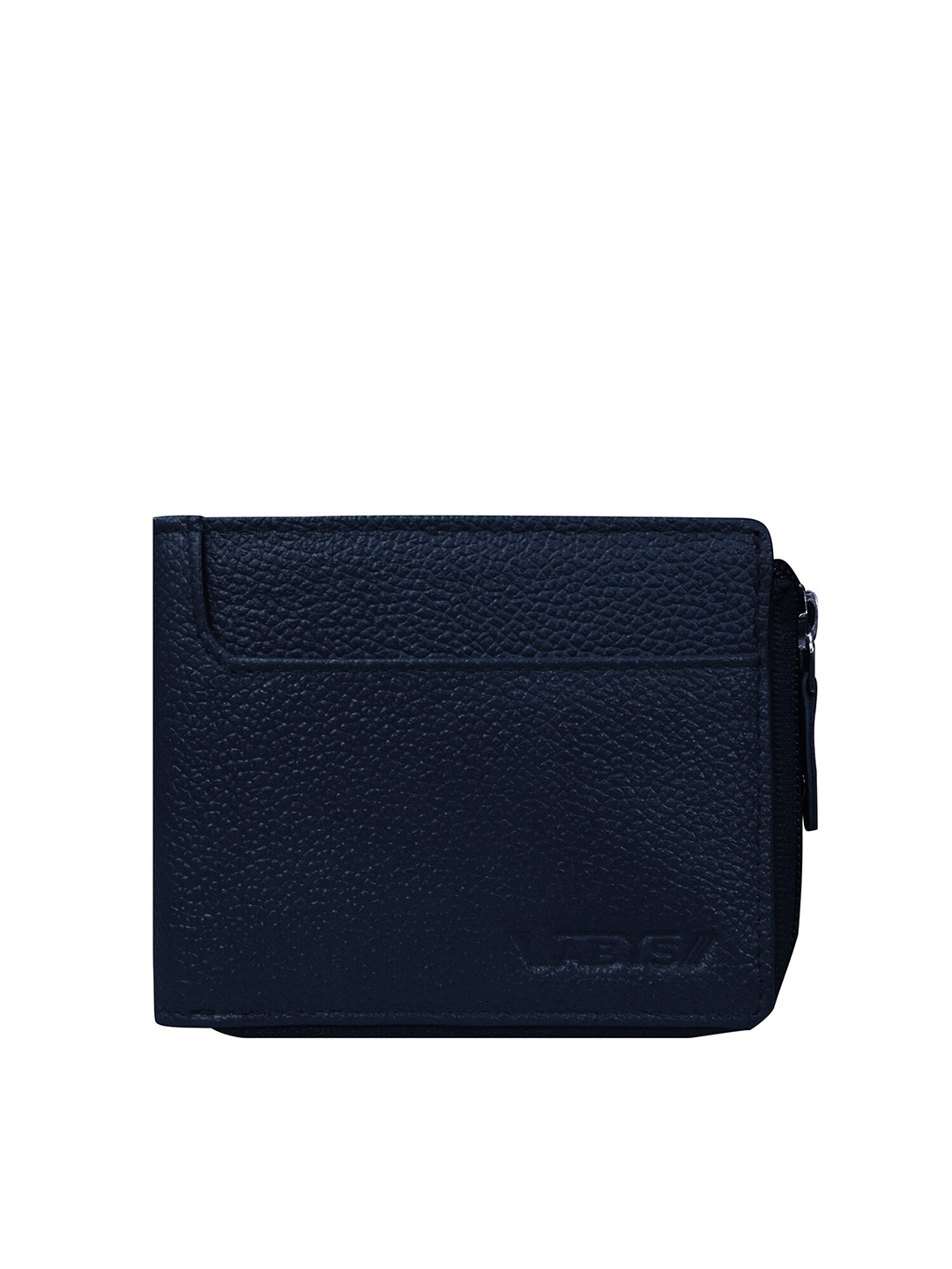 

ABYS Men Blue Solid Zip Around Wallet