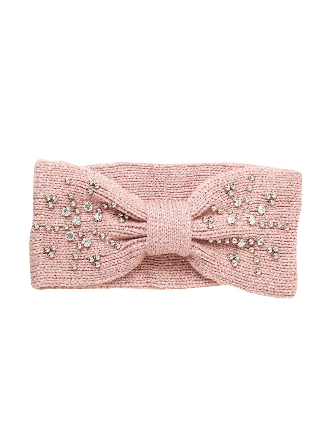 

FabSeasons Women Peach-Coloured Embellished Acrylic Headband