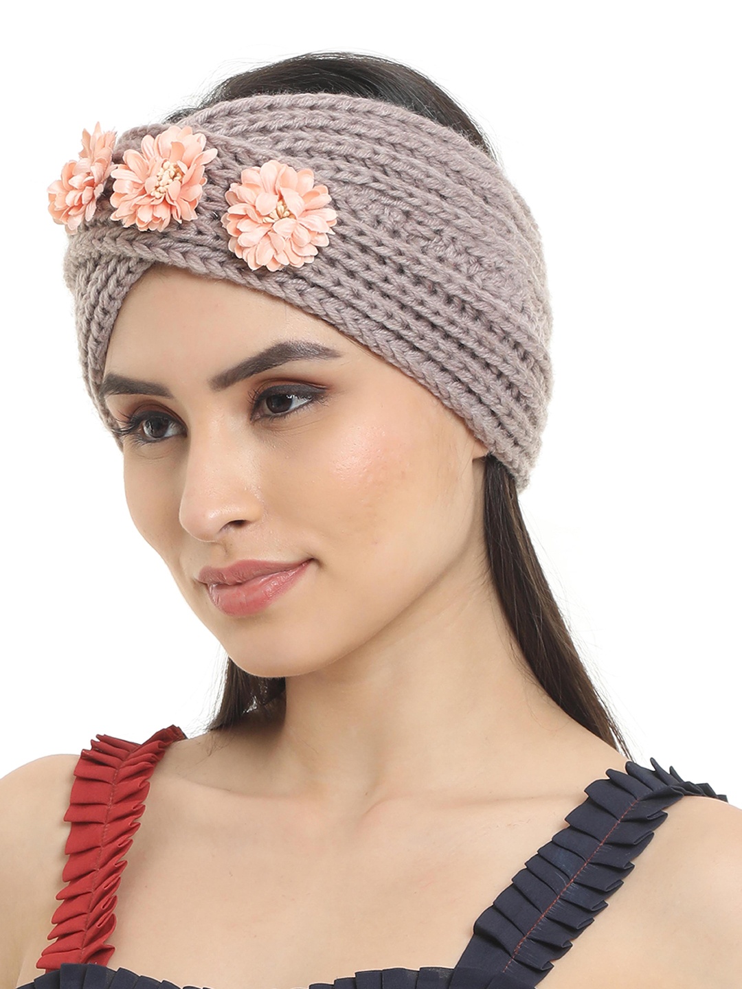 

FabSeasons Women Peach-Coloured Acrylic Ear Warmer