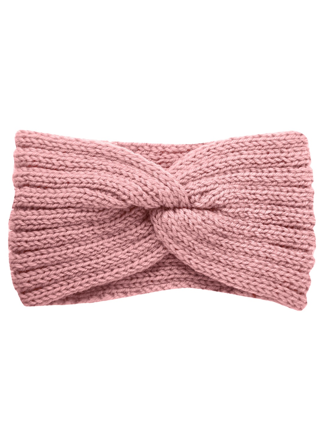 

FabSeasons Women Voilet Acrylic Woollen Skull Stretch Chill Wrap Headband, Peach