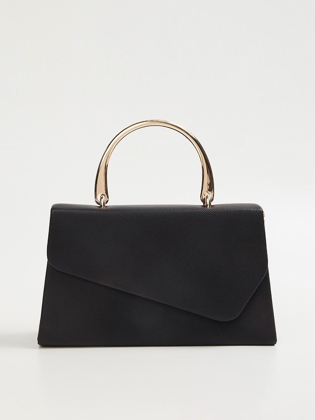

CODE by Lifestyle Black Structured Handheld Bag
