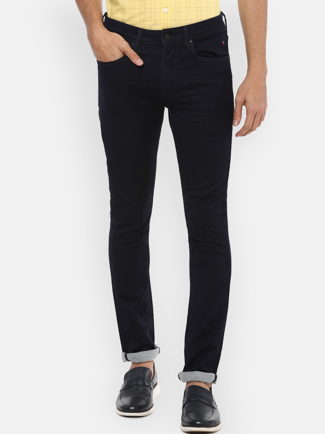 

Louis Philippe Jeans Men Navy Blue Slim Fit Jeans