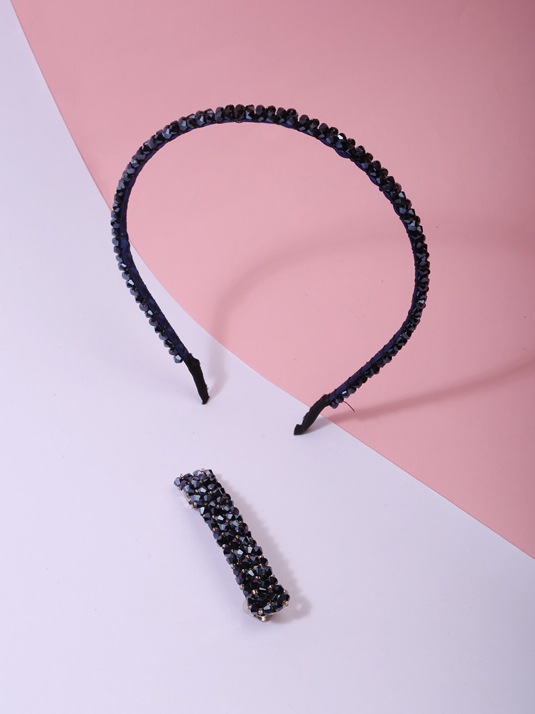 

Lilly & sparkle Women Blue Set of 2 Embellished Hair Accessory Set