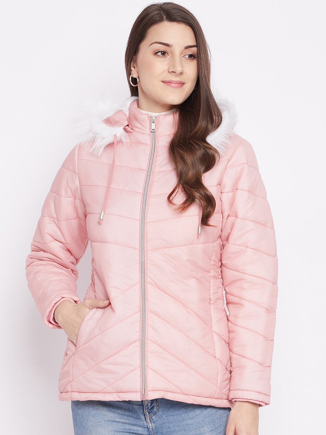 

Okane Women Pink Lightweight Padded Jacket
