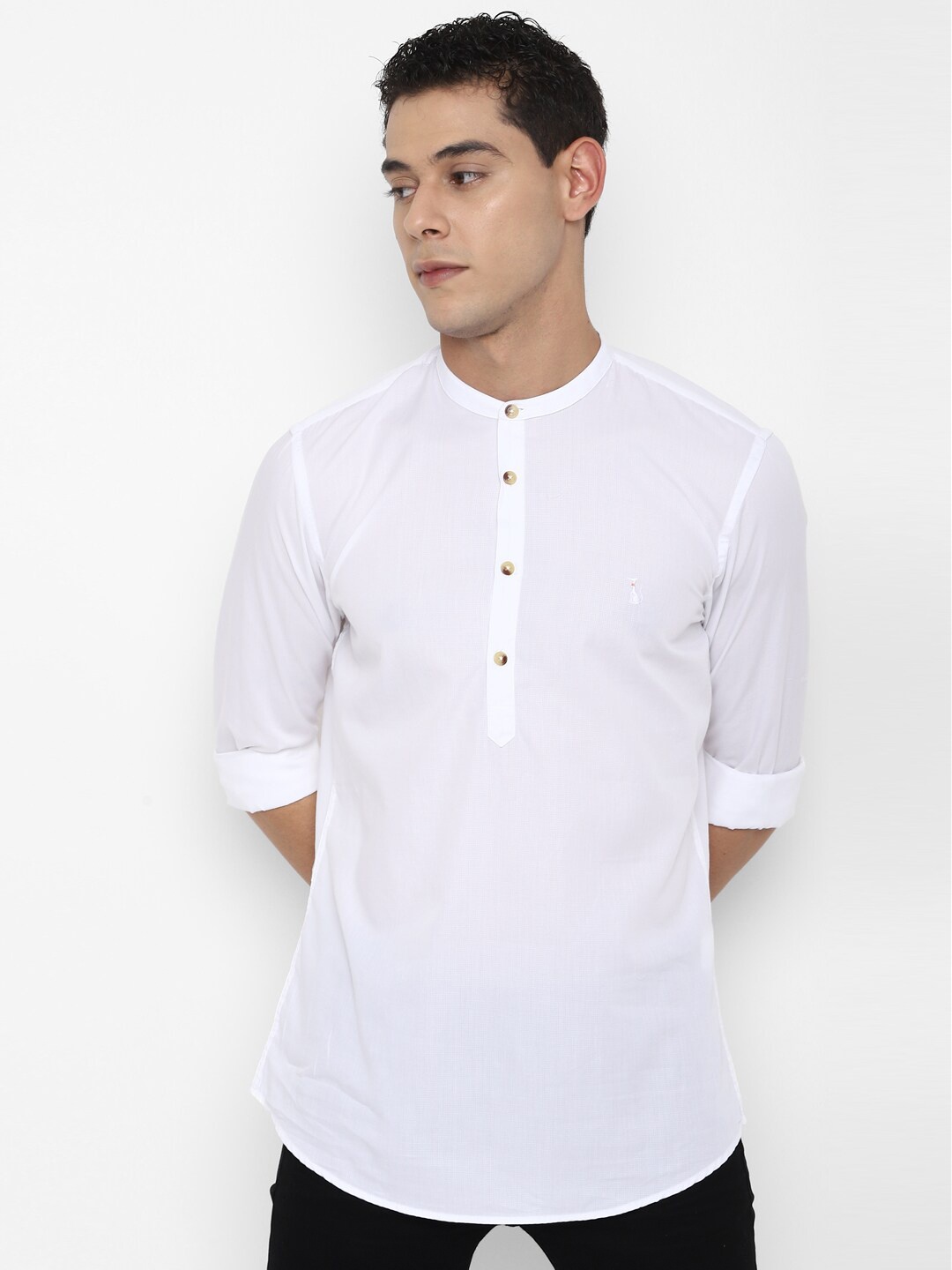 

SIMON CARTER LONDON Men White Pure Cotton Casual Shirt