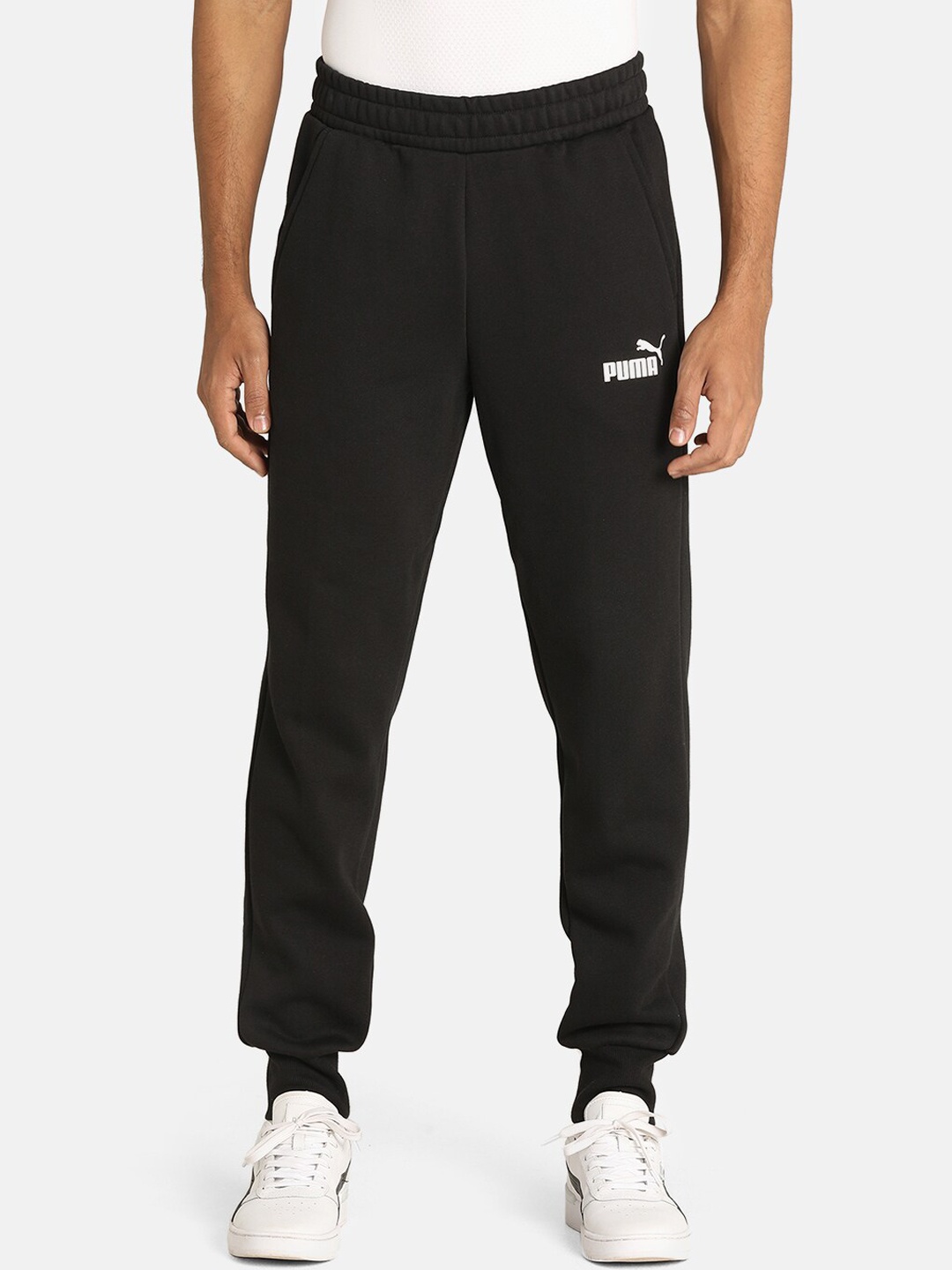 

Puma Men Black Essential Logo Regular Fit Knitted Pants