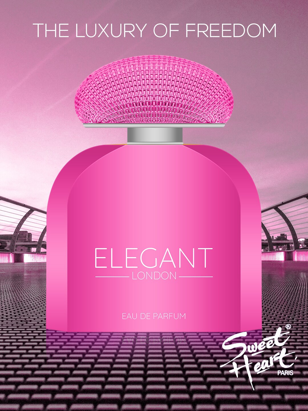 

Sweetheart Unisex Pink Elegant London Eau De Parfum 100 ml