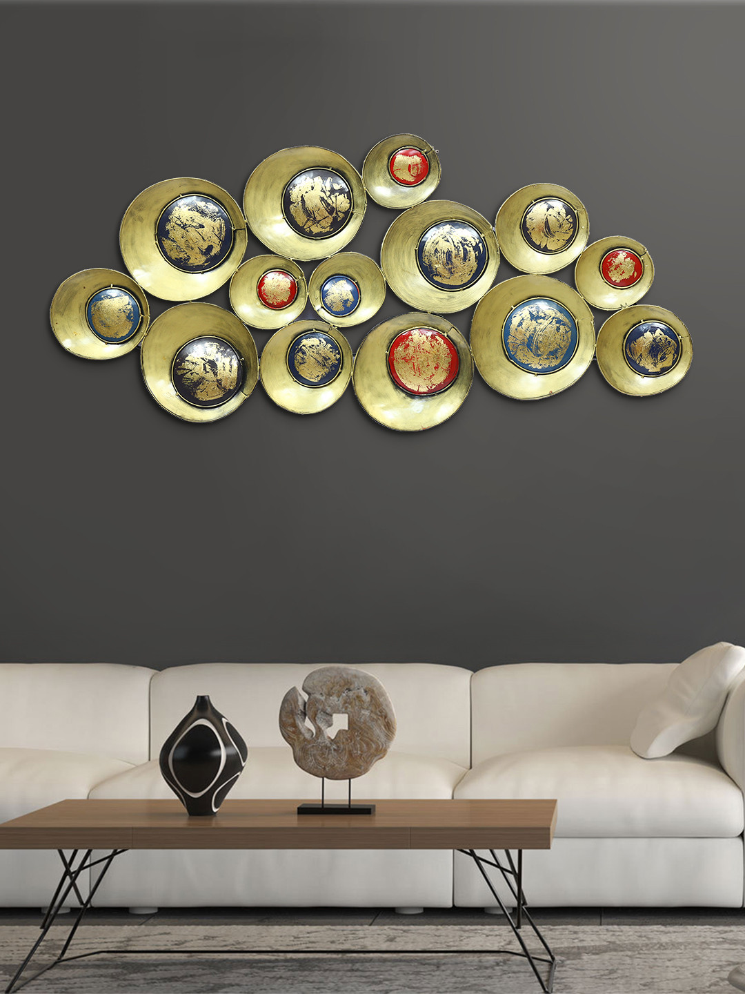 

Aapno Rajasthan Gold-Toned Contemporary Foil Art Wall Decor