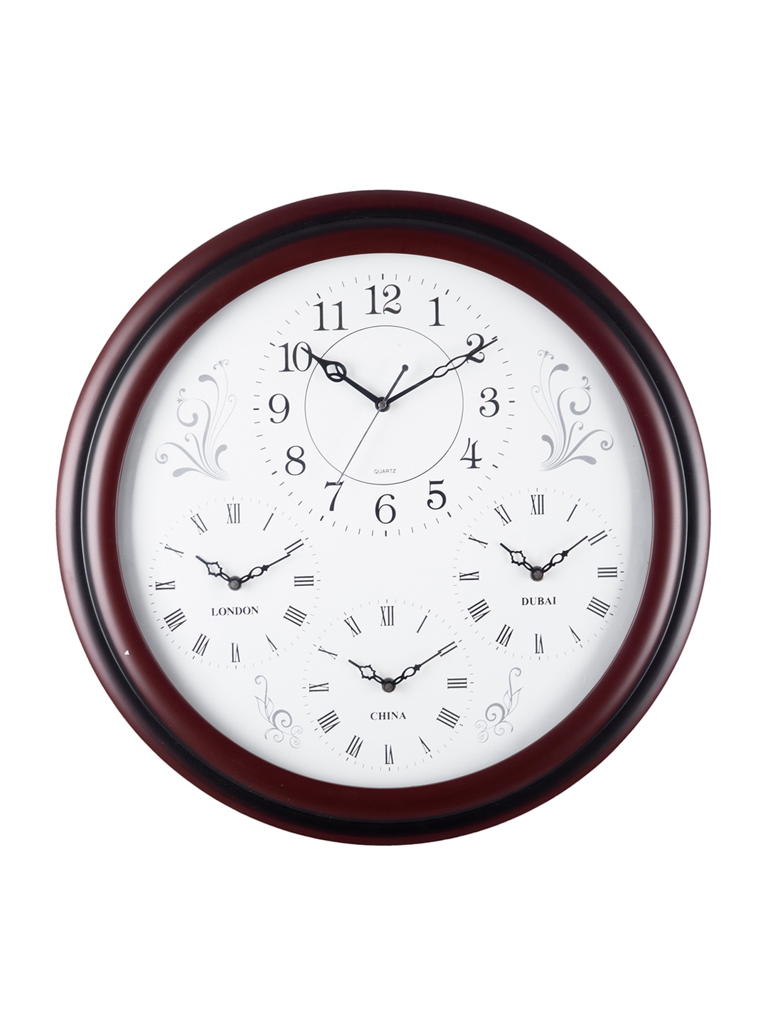 

eCraftIndia White 50.8 cm Analogue Wall Clock