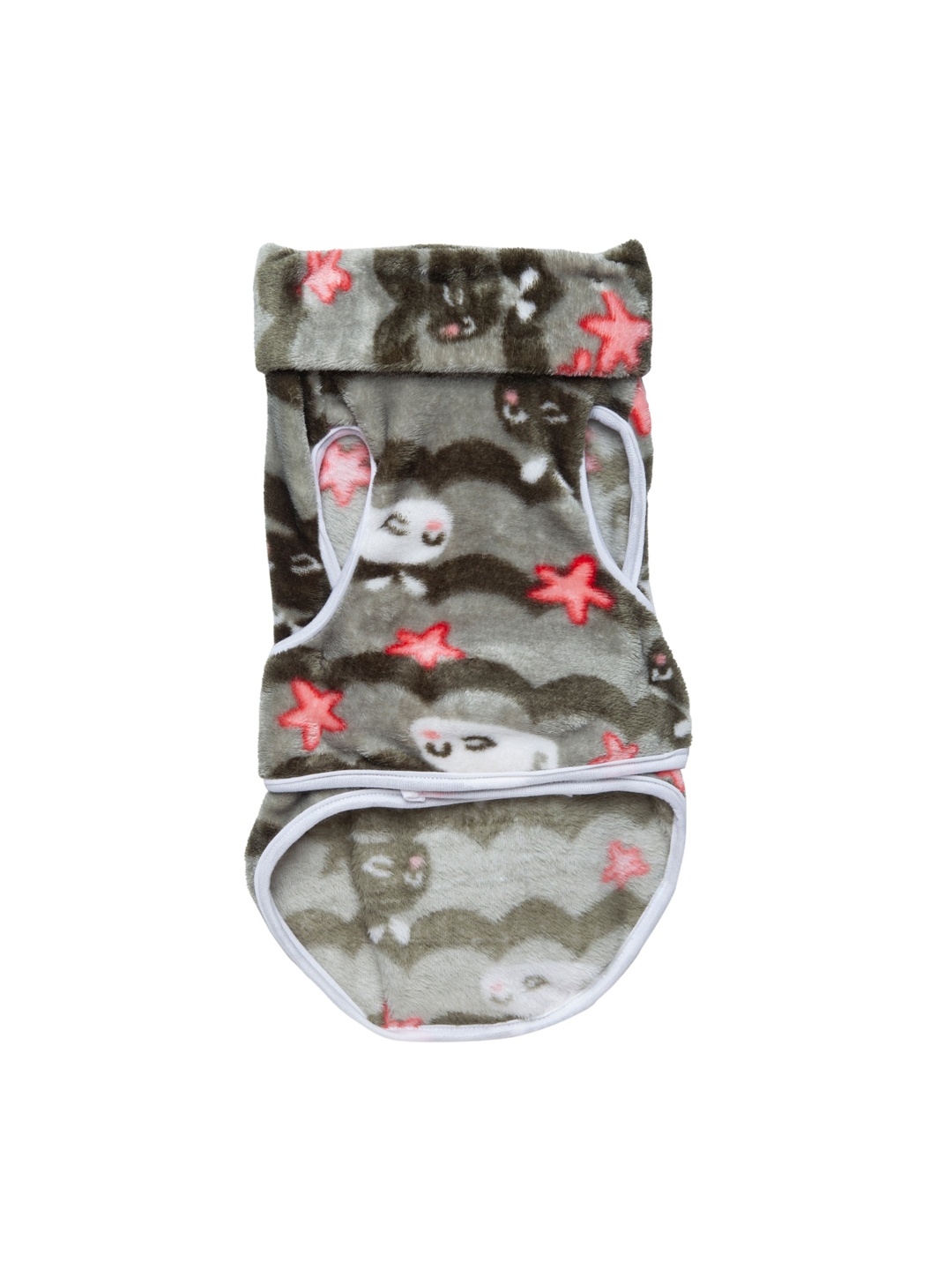 

Lulala Green & White Printed Cotton Dog Jacket