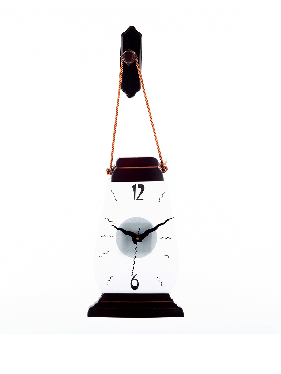 

eCraftIndia White 55.8 cm x 17.8 cm Analogue Wall Clock