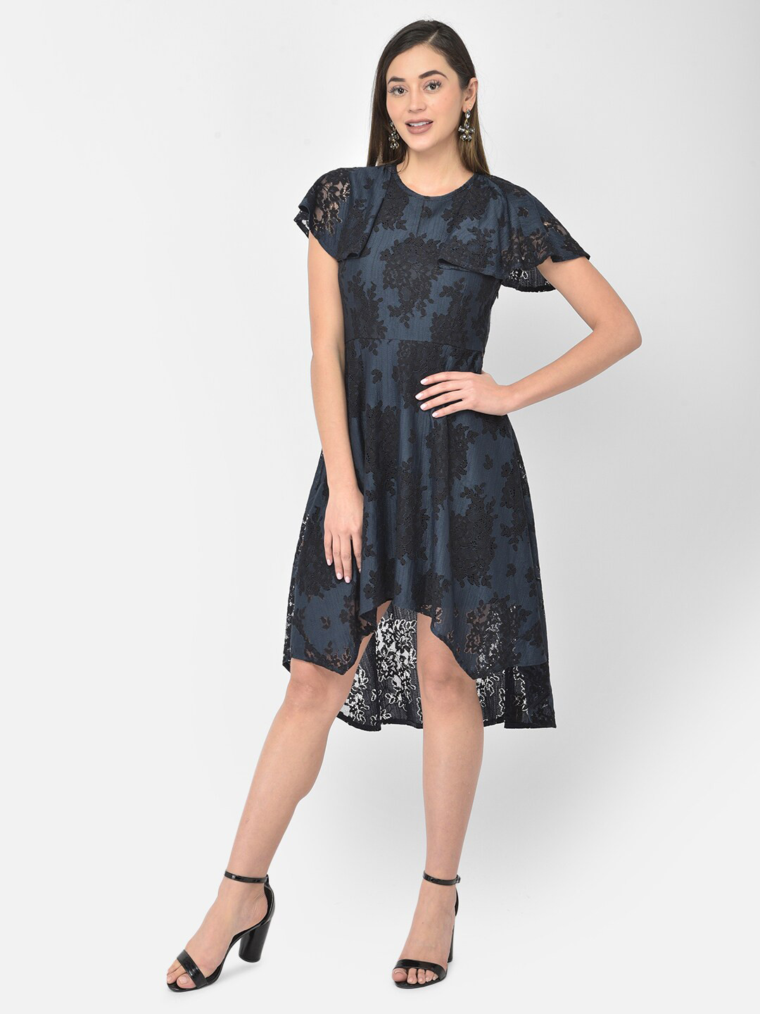

Latin Quarters Blue Lace Dress