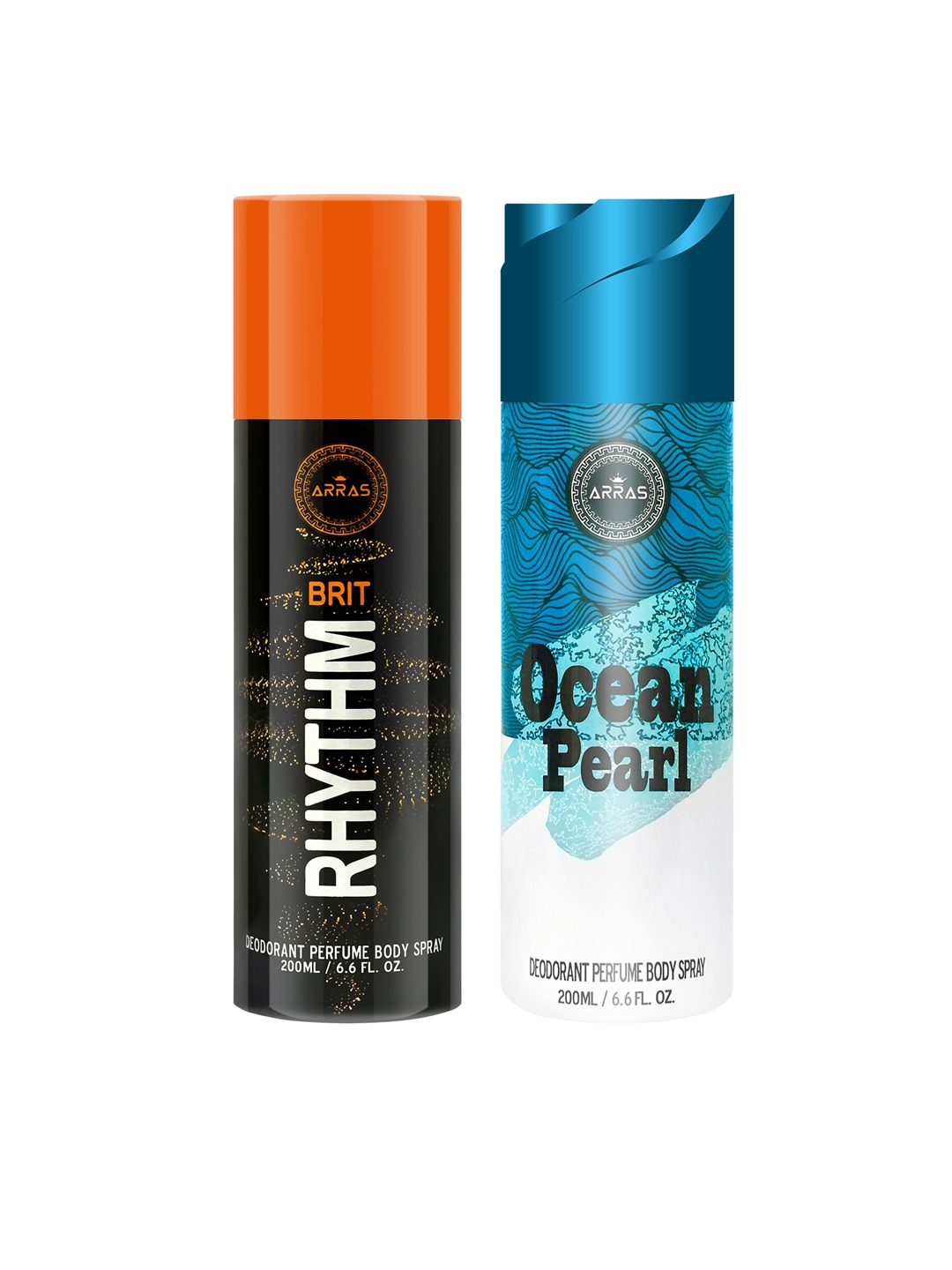 

Arras Pack Of 2 Derbry & Love Him Deodorant Body Spray, Black