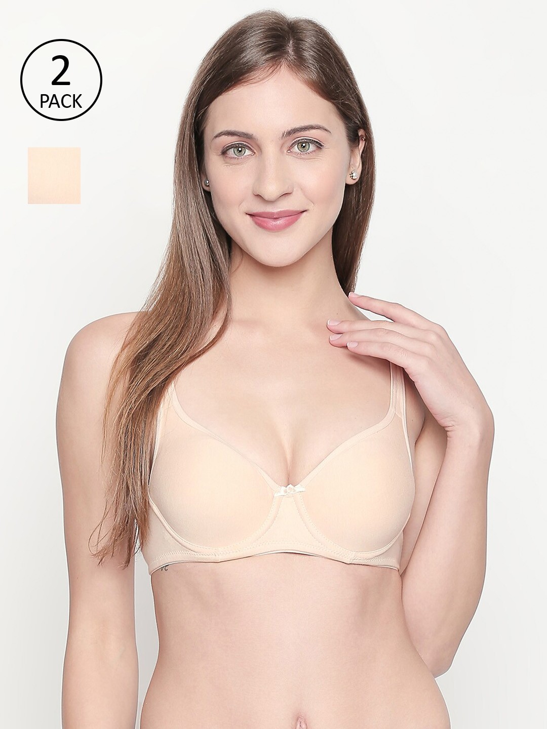 

Lady Love Pack Of 2 Nude-Coloured Bra Underwired