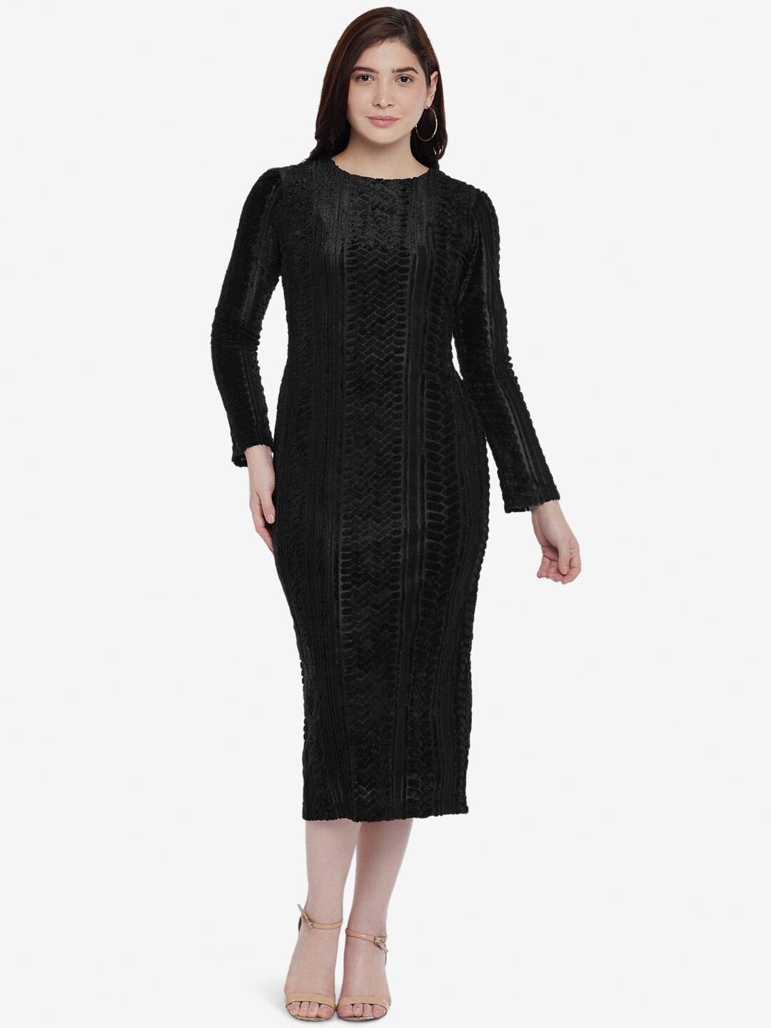 

Emmyrobe Black Jumper Midi Dress