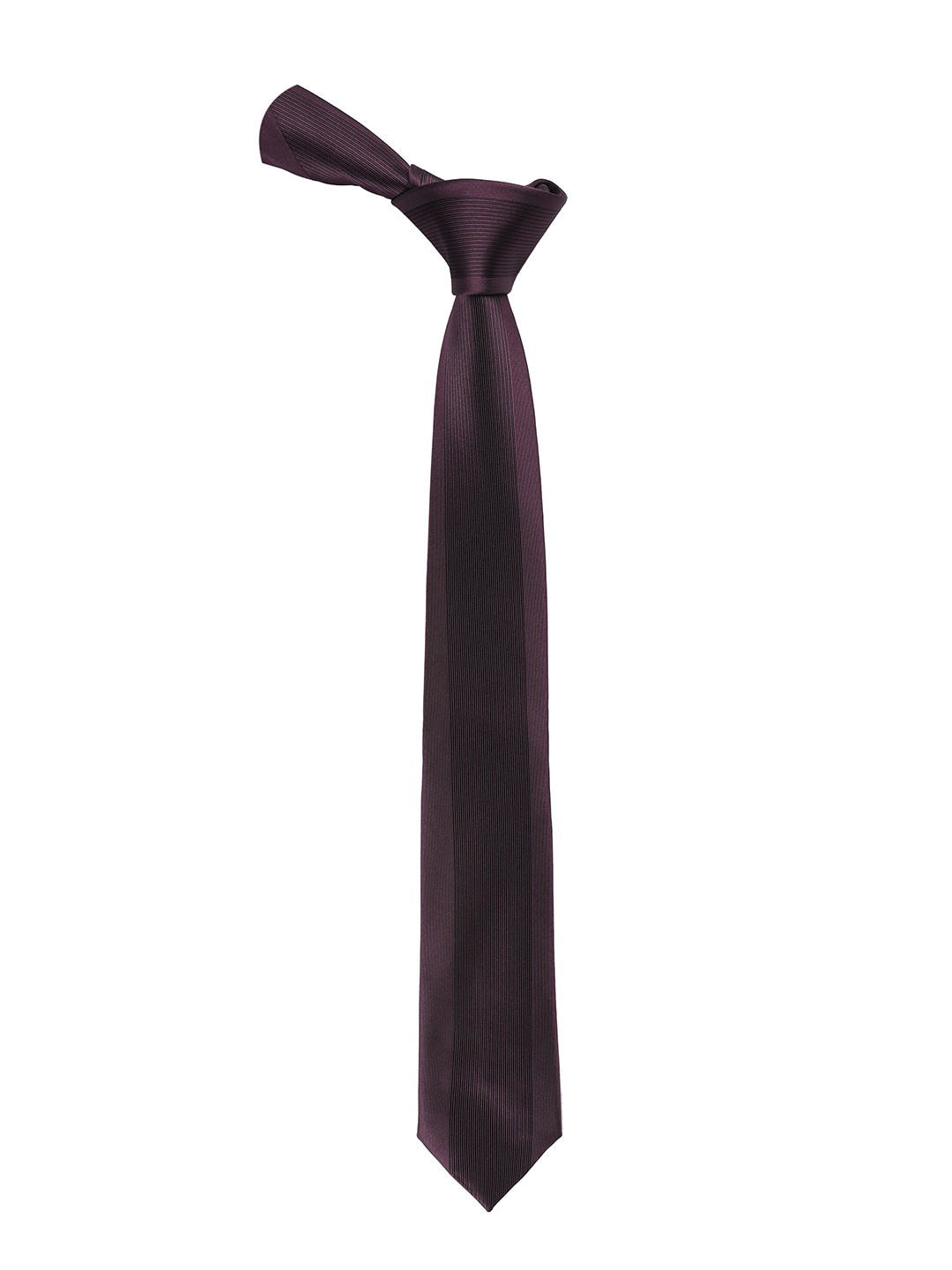 

Alvaro Castagnino Men Purple Striped Skinny Tie