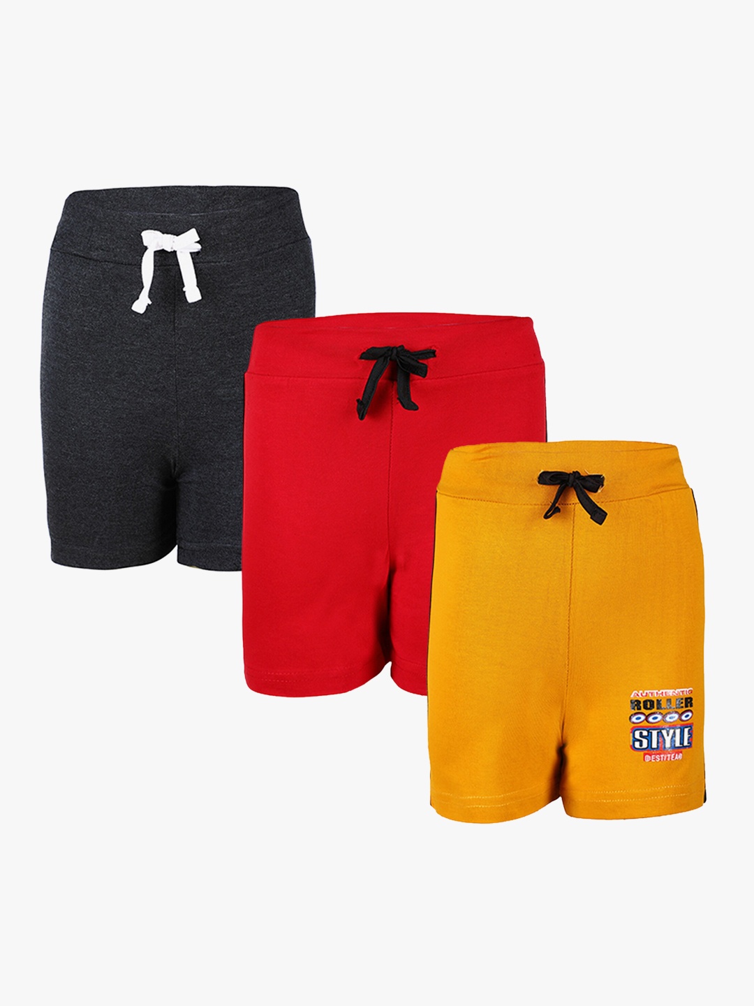 

SAVAGE Boys Pack of 3 Multicoloured Shorts, Multi