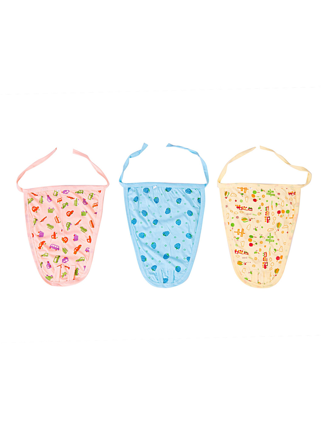 

Baby Moo Infants Multicoloured Pack of 6 Printed Langot Diapers, Multi