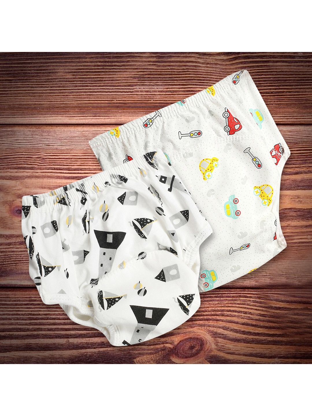 

Baby Moo Multi Set of 2 Adjustable & Washable Cloth Diapers