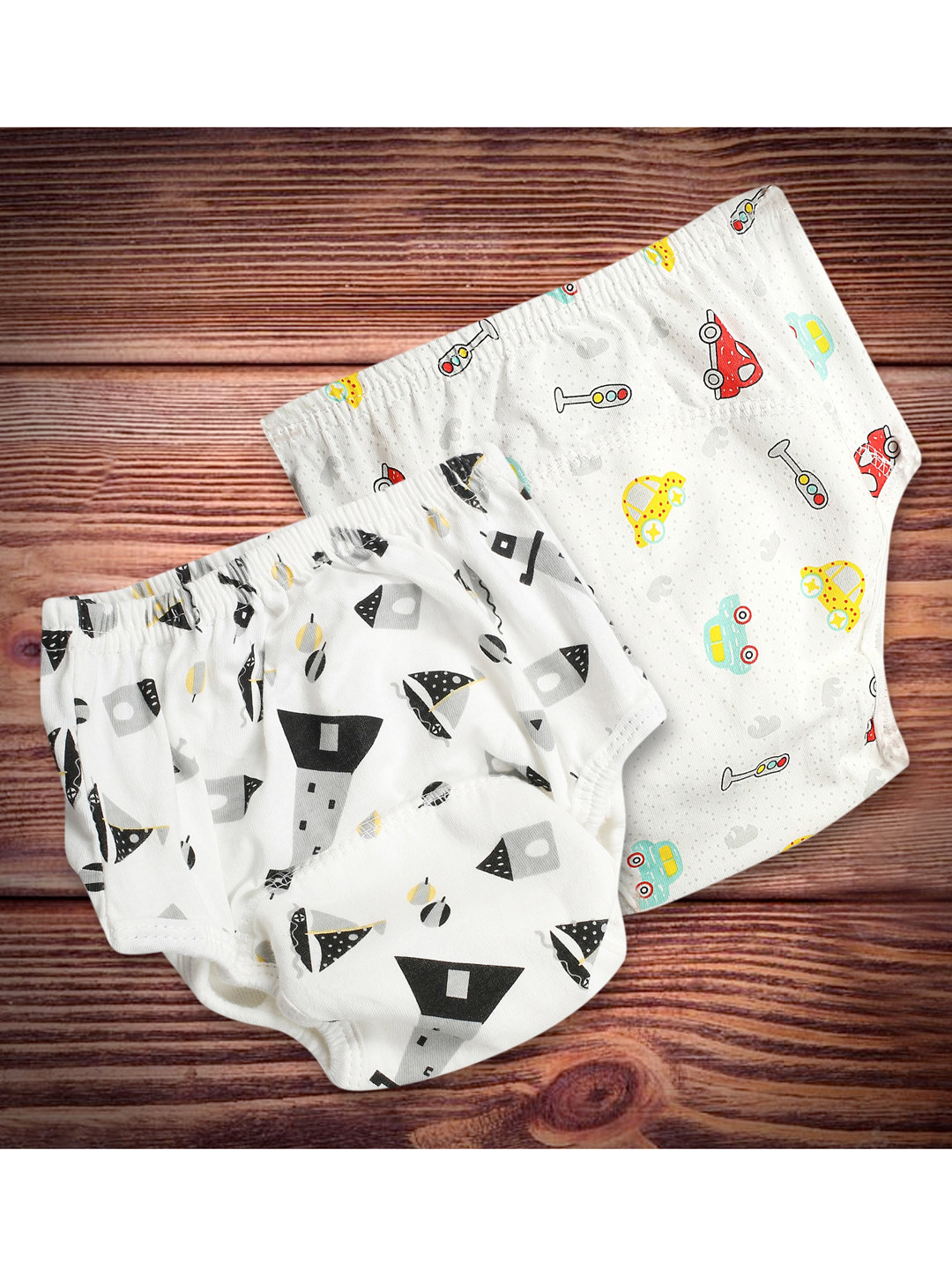 

Baby Moo Multi Set of 2 Adjustable & Washable Cloth Diapers