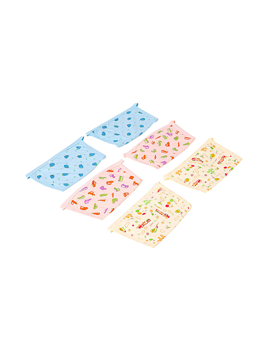 

Baby Moo Set of 6 Multi Cars Printed Langot