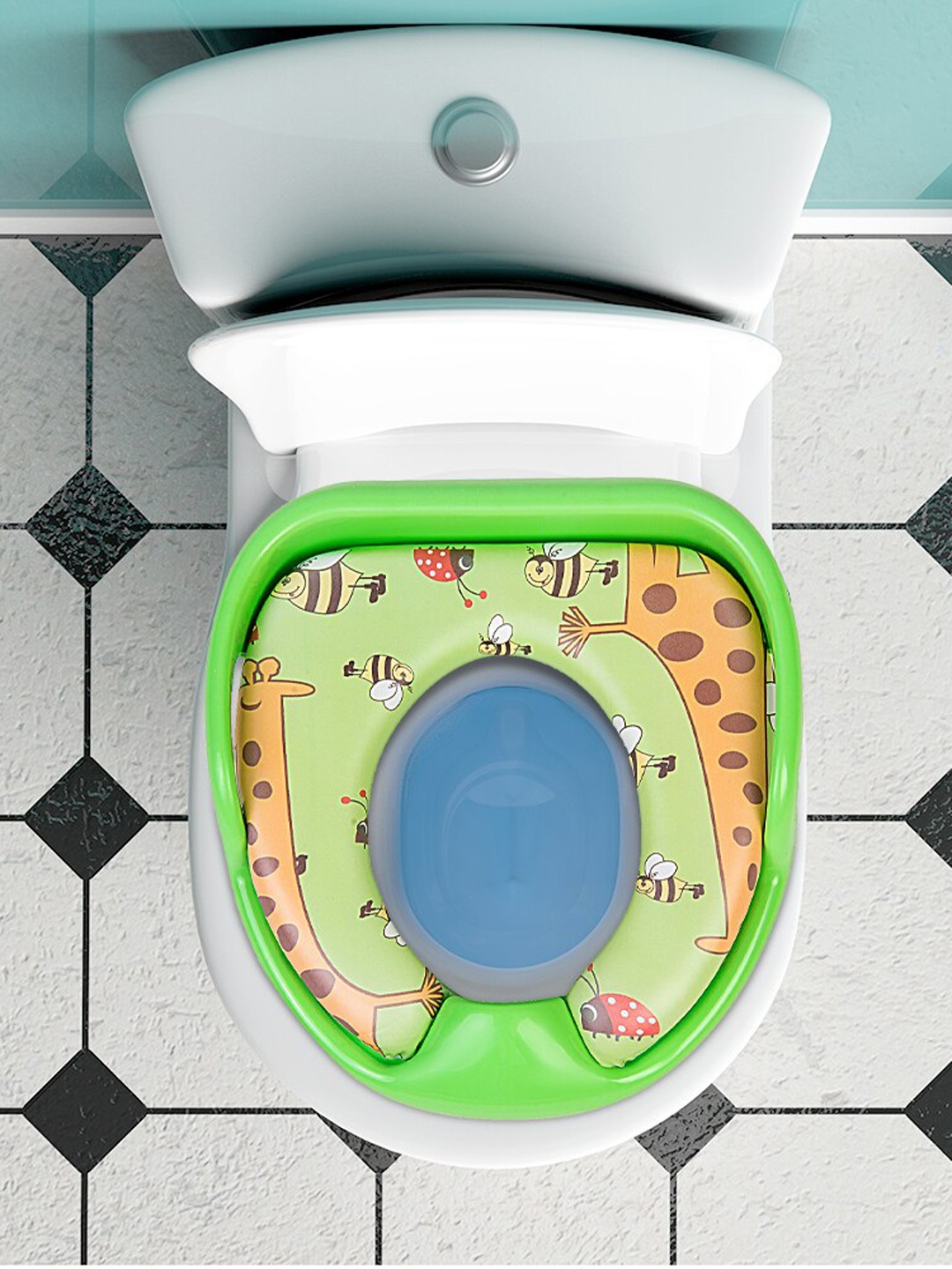 

Baby Moo Kids Printed Potty Seat With Handle, Green